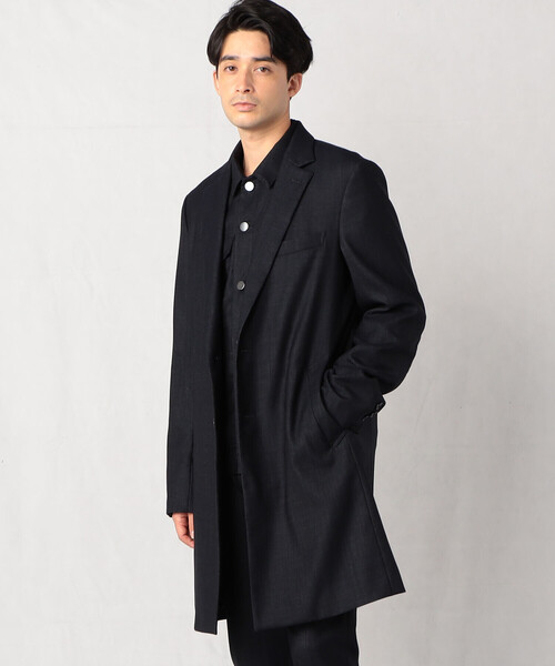 COMME CA MEN（コムサメン） チェスターコート コート ウールデニム