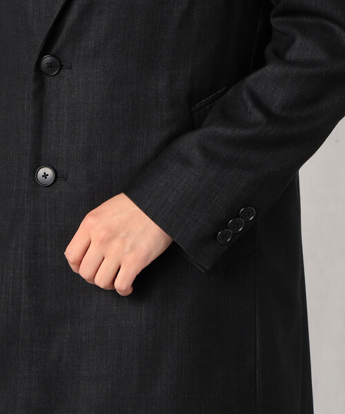 COMME CA DU MODE MEN/ウールチェスターコート COMME CA MEN チェスターコート コート ウールデニム メンズ