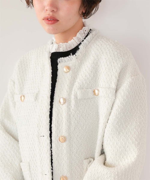 titivate（ティティベイト） ジャケット ノーカラージャケット