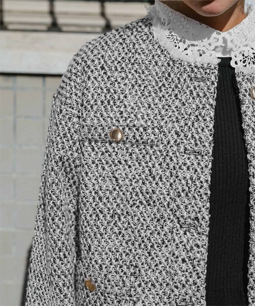 titivate（ティティベイト） ジャケット ノーカラージャケット 「新色