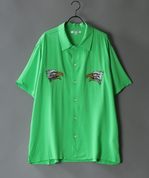 スーベニアシャツ SITRY シャツ Oversize open color souvenir shirt/オーバー