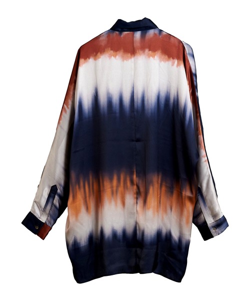 NO ID.（ノーアイディー） シャツ 「NO ID.」Neck Gather Big Shirt