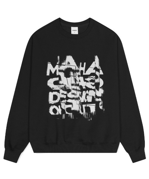 トレーナー スウェット 「mahagrid/マハグリッド」BROKEN SWEATSHIRT/ブロークンスウェット レディース メンズ mahagrid/マハグリッド』BROKEN SWEATSHIRT/ブロークン