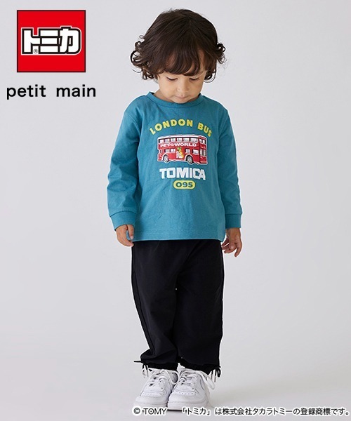 新品未開封 ミキハウス 長袖Tシャツ ロンT90cmロンドンバス 車 長袖 MIKI HOUSE（ミキハウス） ホットビスケッツmikihouse 長袖Tシャツ