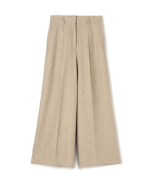 Ballsey（ボールジィ） パンツ メランジカルゼ タックワイドパンツ