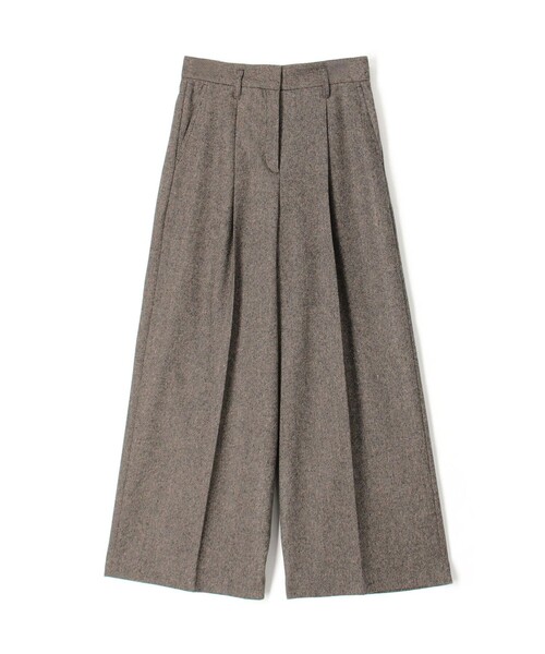 Ballsey（ボールジィ） パンツ メランジカルゼ タックワイドパンツ