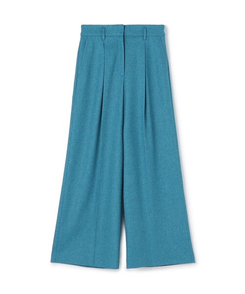 Ballsey（ボールジィ） パンツ メランジカルゼ タックワイドパンツ