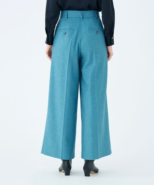 Ballsey（ボールジィ） パンツ メランジカルゼ タックワイドパンツ