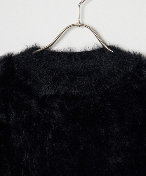 ROOP TOKYO ニット セーター ショート丈シャギーニット レディース