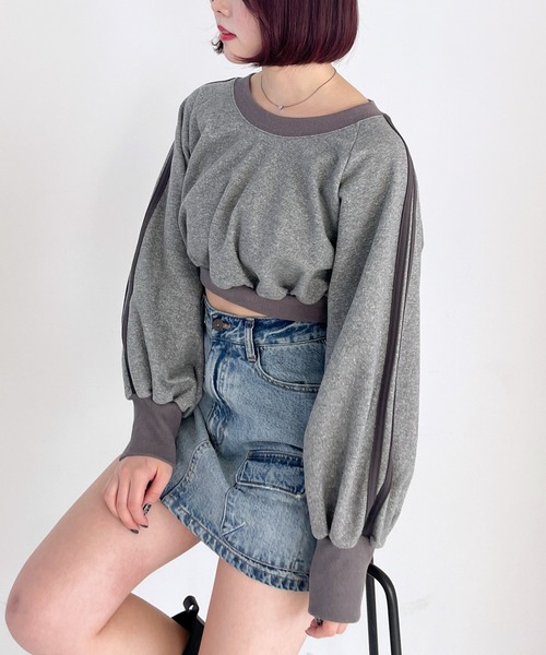 SOFIE D'HOORE コットン スウェット トレーナー 38 グレー SOFIE D'HOORE コットン スウェット トレーナー 38 グレー