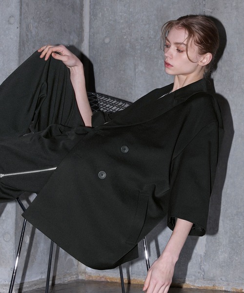 ジャケット・アウター loose standard double tailored jacket SERACE ジャケット テーラードジャケット 「SERACE」Loose