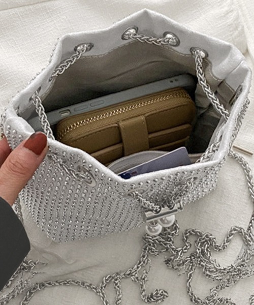 miniministore ショルダーバッグ バッグ キラキラ 巾着バッグ