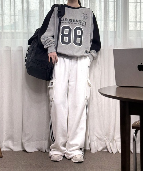トレーナー スウェット 「UNISEX」AMES WORLDWIDE／NUMBERING プルオーバー 2111562 レディース メンズ セール】【UNISEX】AMES WORLDWIDE／NUMBERING プルオーバー
