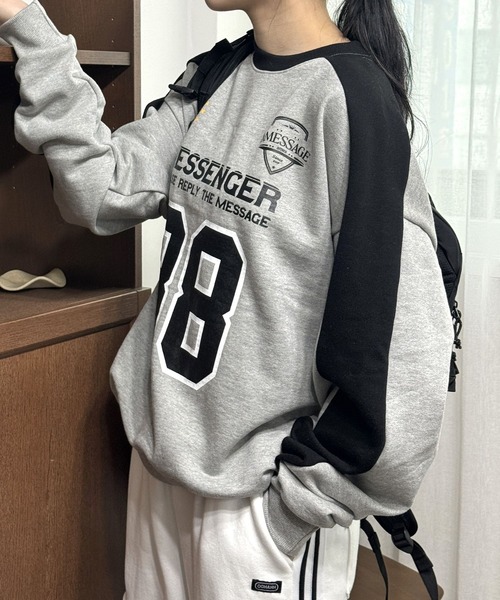 トレーナー スウェット 「UNISEX」AMES WORLDWIDE／NUMBERING プルオーバー 2111562 レディース メンズ セール】【UNISEX】AMES WORLDWIDE／NUMBERING プルオーバー
