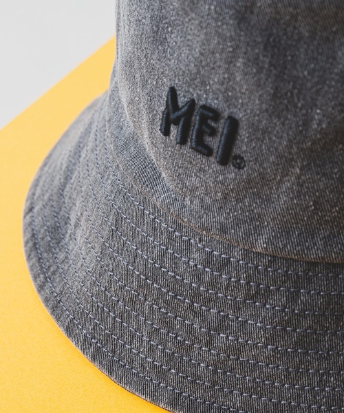 MEI 帽子 ハット 「MEI/メイ」 BUCKETHAT PIGMENT/バケットハット