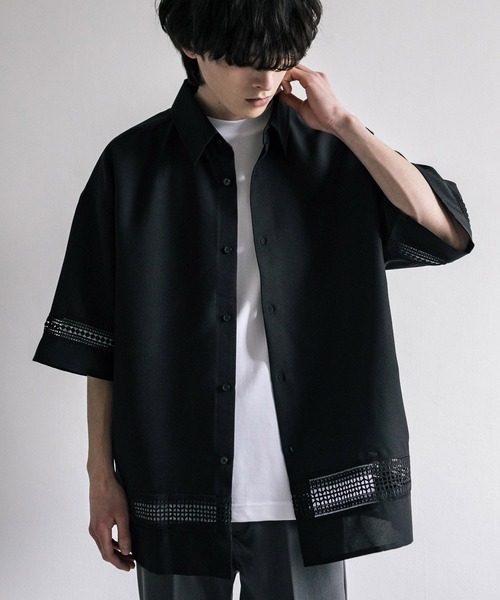 Rocky Monroe（ロッキーモンロー） シャツ オーバーサイズレース切替5 