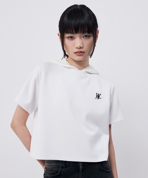 ☆送料・関税込☆WOOALONG★Fitted crop T-shirt★Tシャツ org.jpg