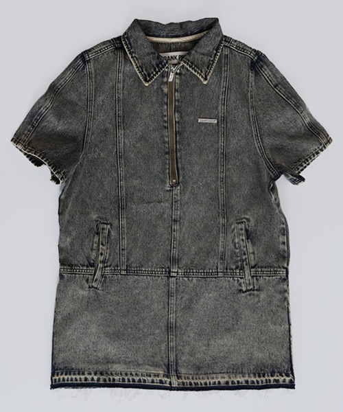 【新品未使用】PRANK PROJEKTチュニック PRANK PROJECT｜デニムジップチュニック / Denim Zip Tunic