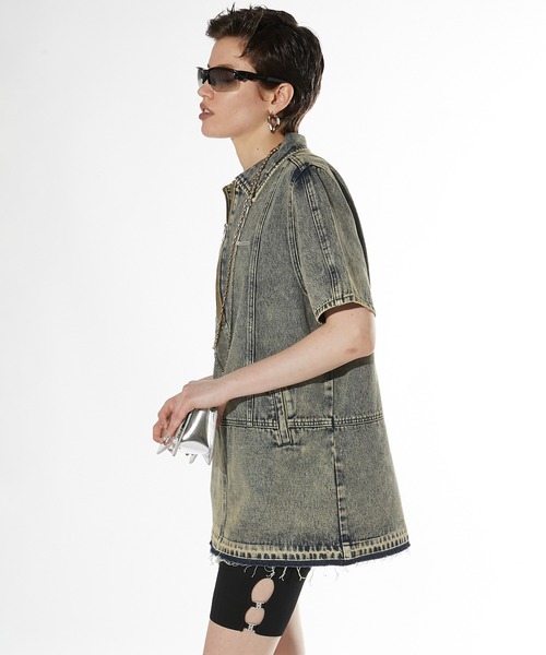 PRANK PROJECT チュニック デニムジップチュニック / Denim Zip Tunic