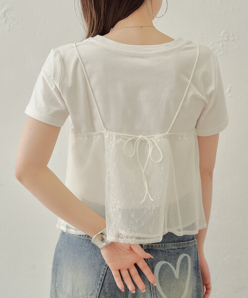 Chico tシャツ Tシャツ コルセットキャミ+インナーセットT
