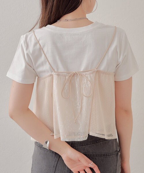 Chico tシャツ Tシャツ コルセットキャミ+インナーセットT