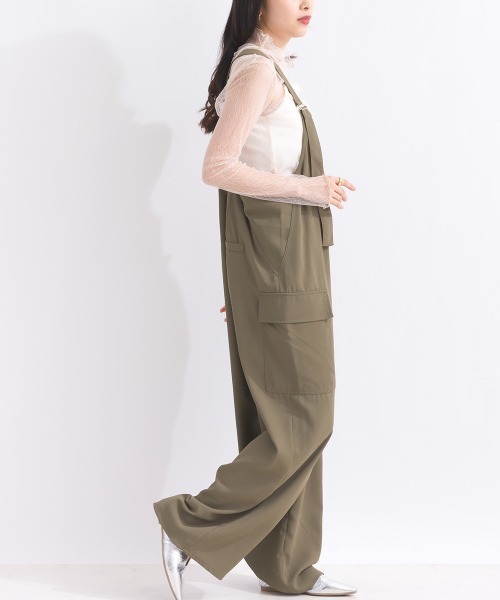 terrace サロペット オーバーオール フルーエントカルゼオールインワン