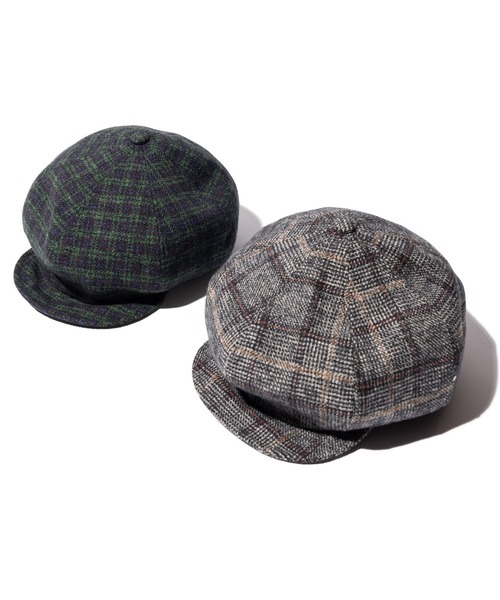 glamb（グラム） 帽子 キャスケット Compact Brim Tweed Casquette
