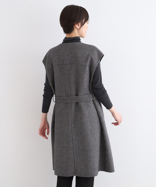 INDIVI（インディヴィ） ベスト ジレ 「ウール混／トレンド」リバー