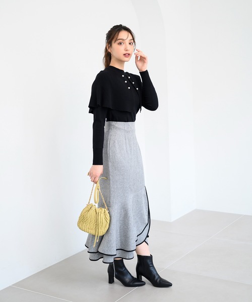 MACHATT マチャット　アシメフリルスカート MACHATT マチャットアシメフリルスカート
