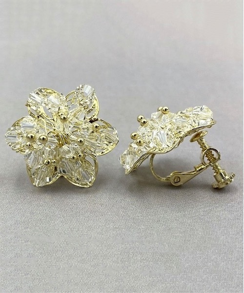 nicott（ニコット） イヤリング NC:Crystal peccle Earring クリスタル