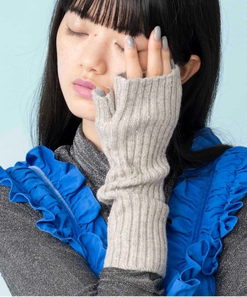 Casselini（キャセリーニ） アームカバー キラキラニットアーム