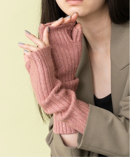 Casselini（キャセリーニ） アームカバー キラキラニットアーム