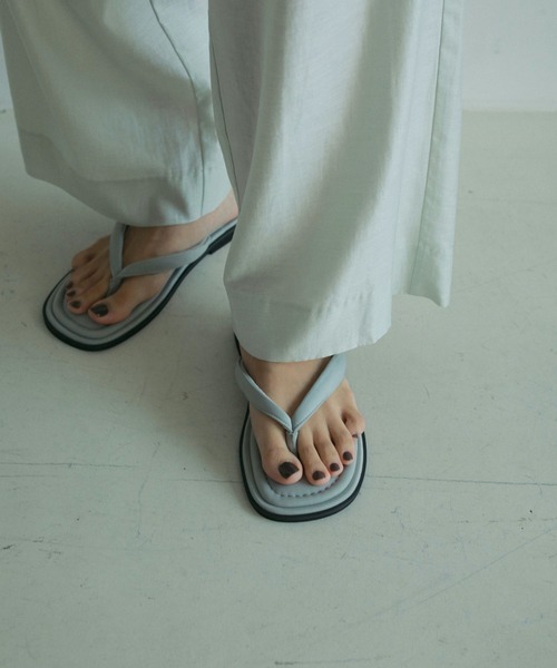 【anuke】サンダル anuke サンダル Square Tong Sandals レディース : ZOZOTOWN