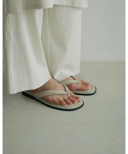 anuke(アンヌーク)Ecoleather Belt Sandals☆ 25春夏【62511004