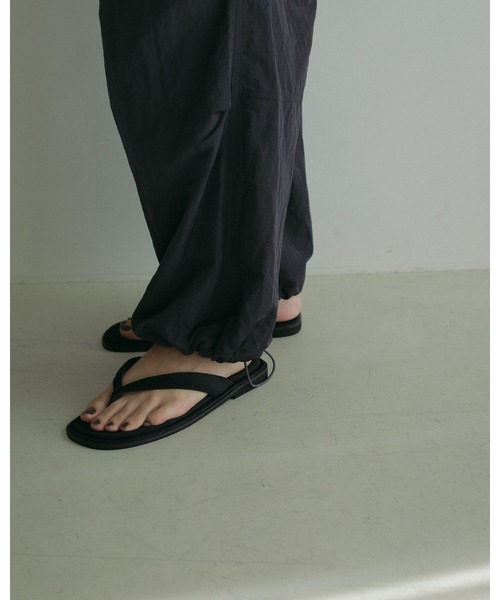 anuke サンダル Square Tong Sandals レディース : ZOZOTOWN
