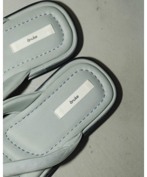 anuke 新作サンダル anuke(アンヌーク)Ecoleather Belt Sandals☆ 25春夏【62511004
