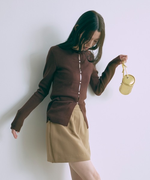 ニット セーター 2Way Cutout Knit Pullover レディース