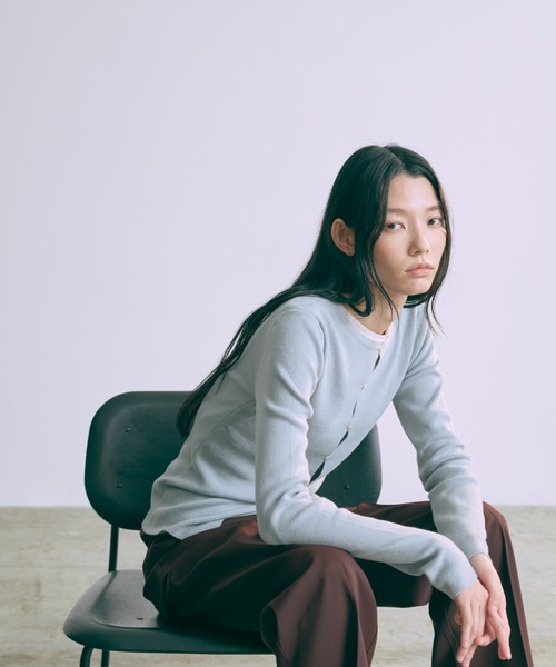 EN NEUME ニット セーター 2Way Cutout Knit Pullover