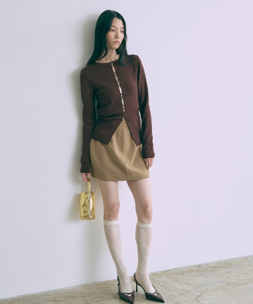 EN NEUME ニット セーター 2Way Cutout Knit Pullover