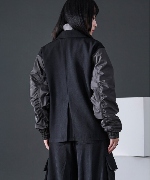 ジャケット・アウター MA-1 DOCKING JK Ellno Loset ma1 ma-1 MA-1ドッキングJK /SET UP対応 メンズ