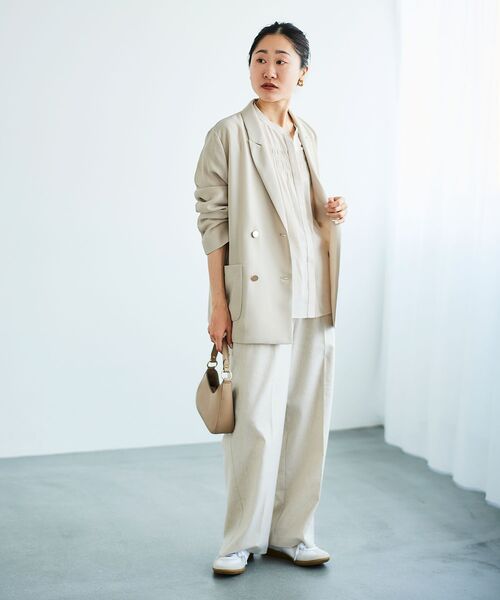 le.coeur blanc♡メッシュダブルブレストジャケット メッシュダブルブレストジャケット/le.coeur blanc(ルクール