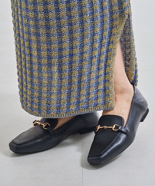 MARINE SERRE ブラック ローファー バブーシュ 37 MARINE SERRE