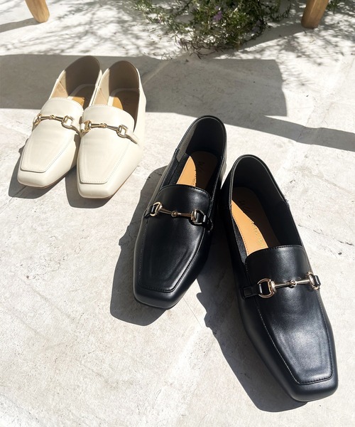 WA ORiental TRaffic ローファー ビットモチーフバブーシュローファー