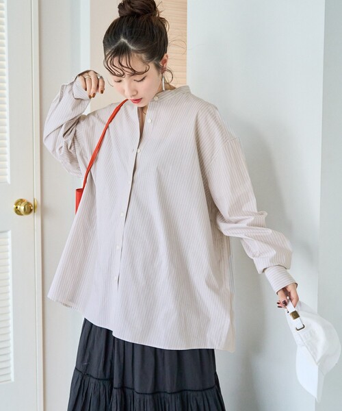 FREAK'S STORE ブラウス シャツ 限定展開 ビックシルエット