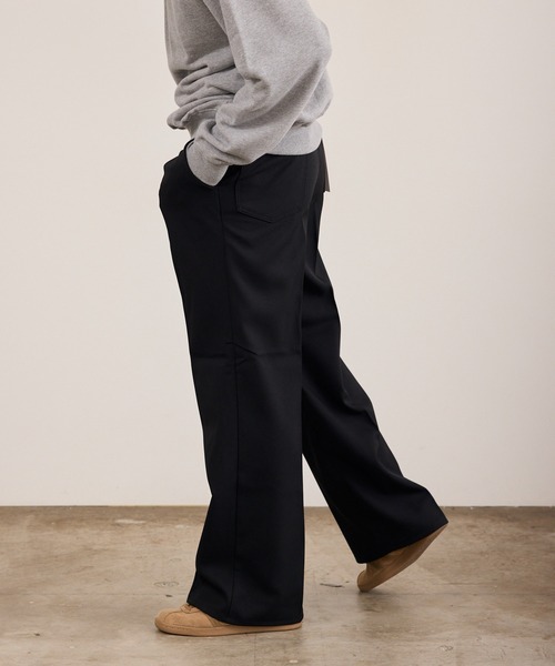 Wrangler/ラングラー WRANCHER WIDE フレアスラックス　M Wrangler（ラングラー） ワイドパンツ スラックス WRANCHER WIDE