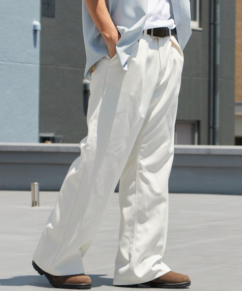 Wrangler（ラングラー） ワイドパンツ スラックス WRANCHER WIDE