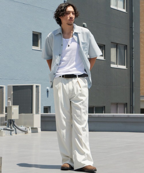 Wrangler（ラングラー） ワイドパンツ スラックス WRANCHER WIDE