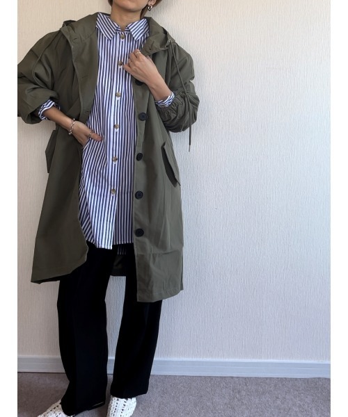 「Ritzy」 「OSHARESTA TOKYO」コート X-LARGE グレー レディース_画像2