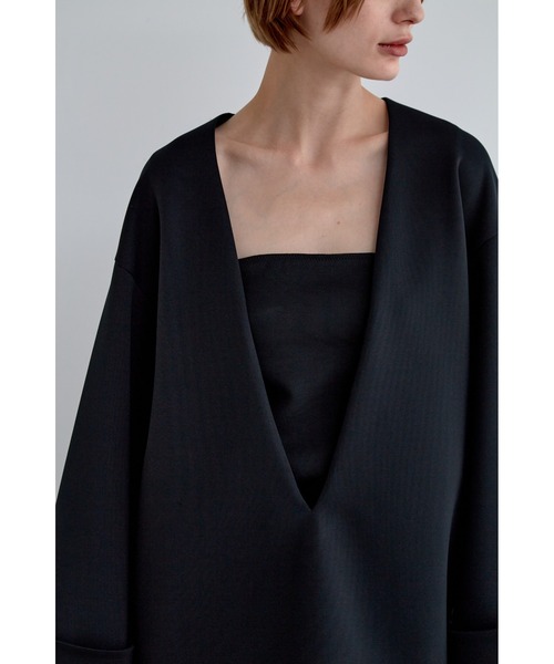 LE PHIL ブラウス シャツ スキューバジャージーブラウス レディース