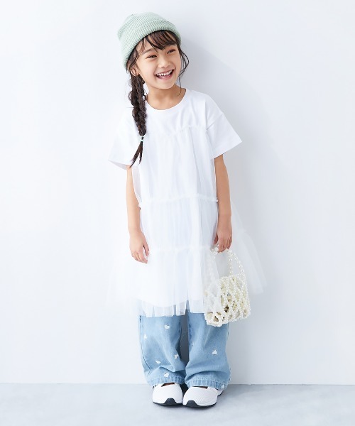 専用　　　　　チュールがふんわり重なるドッキングワンピ♡小花柄♡M classicalelf ワンピース 「予約受付中」1枚で完成する大人の